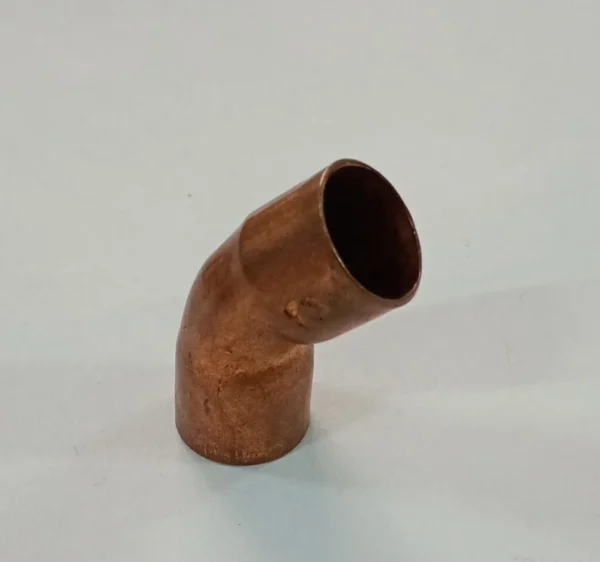 CODO DE COBRE  INTERIOR 1/2 X 45°