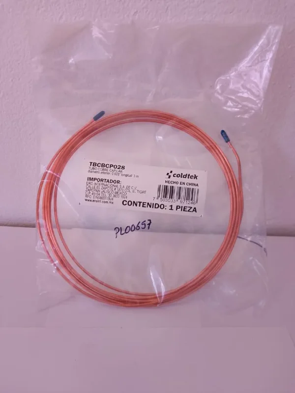 TUBO CAPILAR MARCA COLDTEK .028IN LONG 3