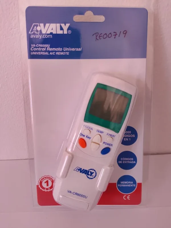 CONTROL REMOTO UNIVER.6000 CODIGOS