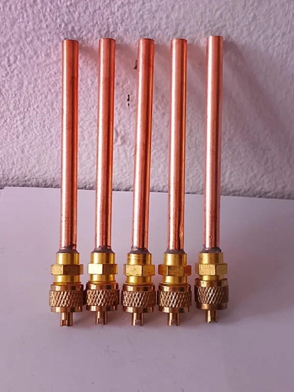 VÁLVULA CARGA 8.CM  1/4" PIVOTE  COLDTEK