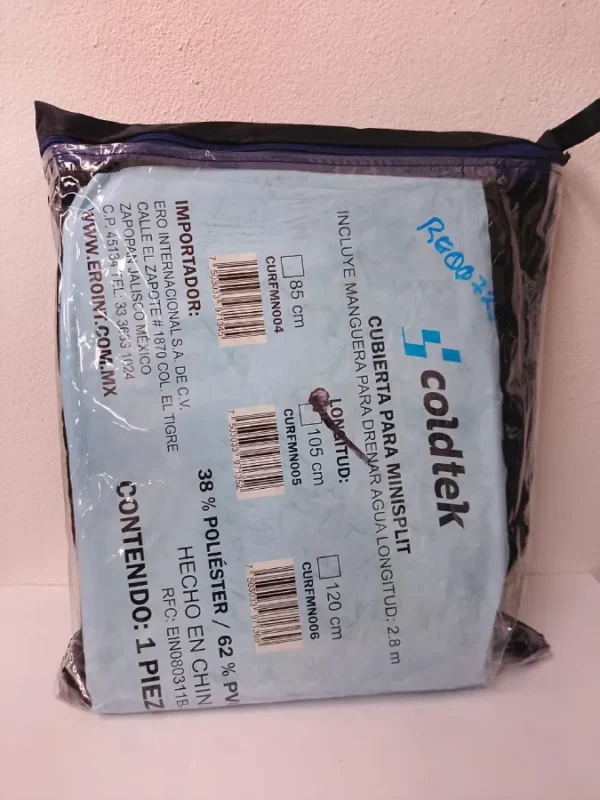 CUBIERTA P/MINI LONG 105CM C/MANG DRENAD