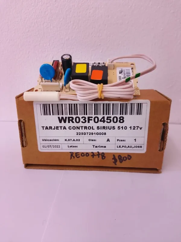 TARJETA REFRIG.SIRIUS 510 WR03F04508