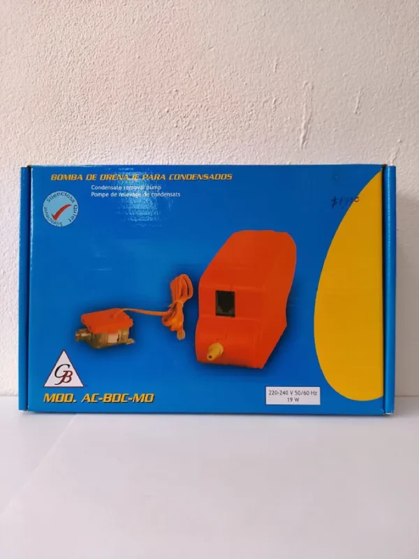BOMBA ABSORBCION DE CONDENSADOS NARANJA