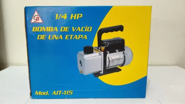 BOMBA VACIO GB 1 ETAPA 1/4HP 1.8CFM 110/